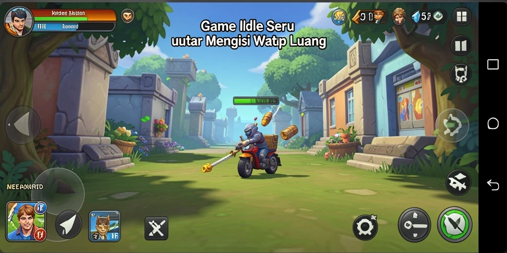 Gameplay 55RP yang menarik dengan mekanisme Idle yang sederhana.