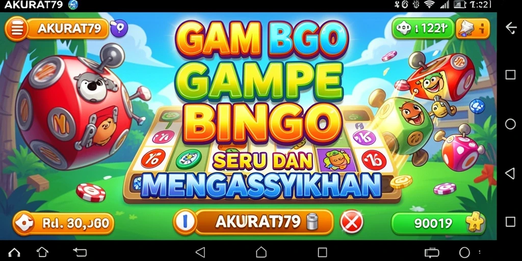 Tampilan menarik dari gameplay Bingo AKURAT79.