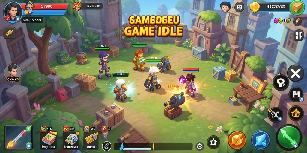 Tampilan screenshot gameplay C7890 menampilkan keseruan dan strategi dalam game Idle.