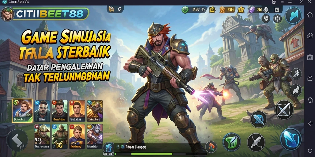 Screenshot utama gameplay CITIBET88 yang menunjukkan pengalaman simulasi yang mendalam.