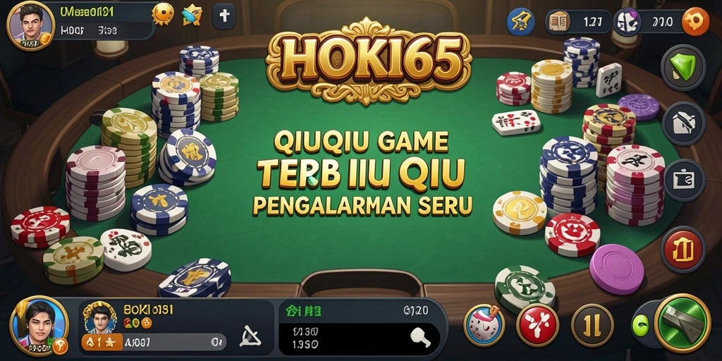 Screenshot menunjukkan gameplay seru dari HOKI65 QiuQiu.