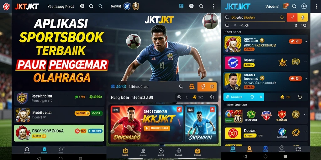 Screenshot JKTJKT menampilkan aksi taruhan olahraga yang seru.