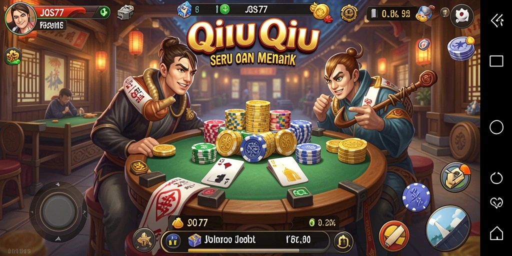 Gameplay seru dan interaktif dalam JOS77 QiuQiu.