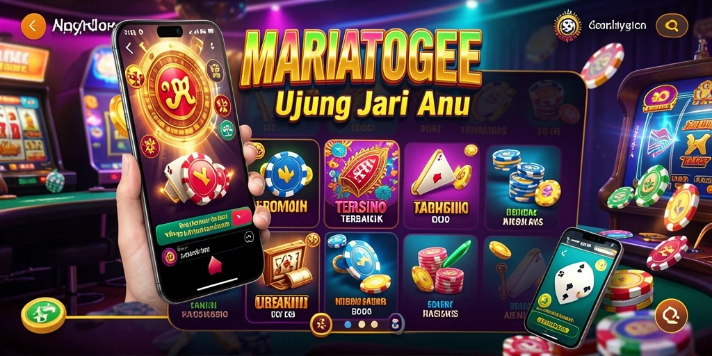 Tampilan gameplay seru di MARIATOGEL dengan berbagai pilihan permainan Kasino.
