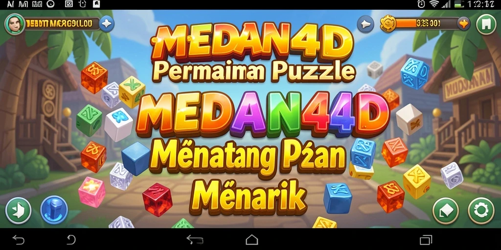 Screenshot gameplay MEDAN4D yang menampilkan tantangan puzzle seru.