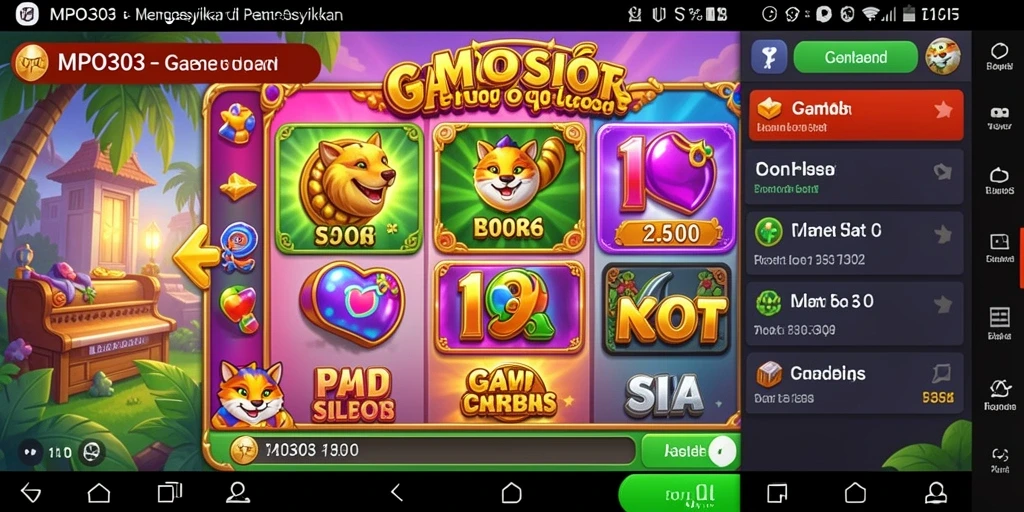 Tampilan gameplay MPO303 yang menarik dan penuh warna.