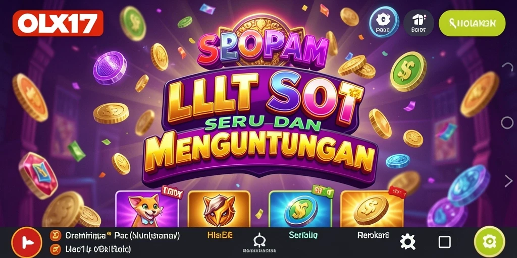 Gambar gameplay OLX17 yang menampilkan serunya bermain Slot.