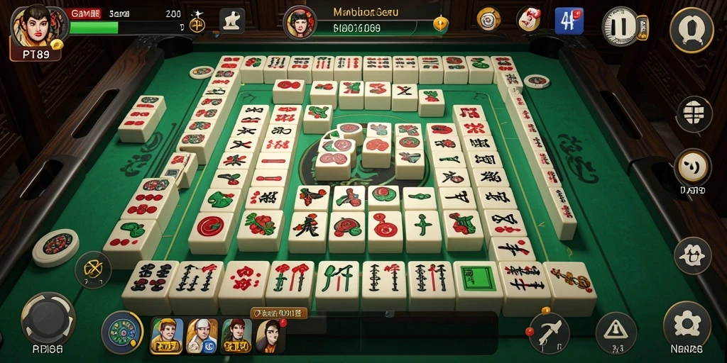 Tampilan gameplay PT89 yang menarik dan interaktif dalam permainan Mahjong.