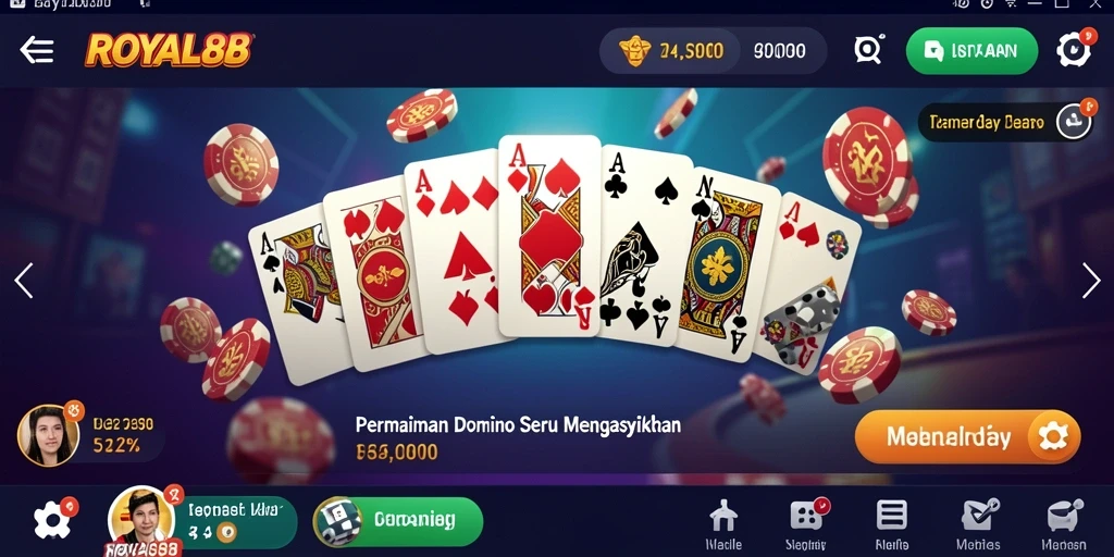 Tampilan gameplay seru di ROYAL88 dengan suasana menegangkan.