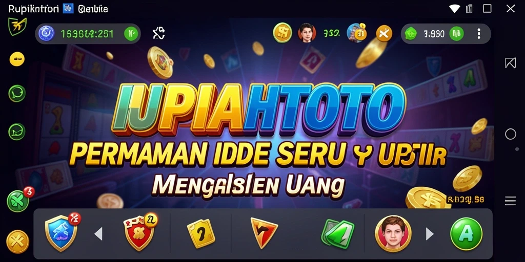 Tampilan gameplay <strong>RUPIAHTOTO</strong> yang menarik dalam mode Idle.