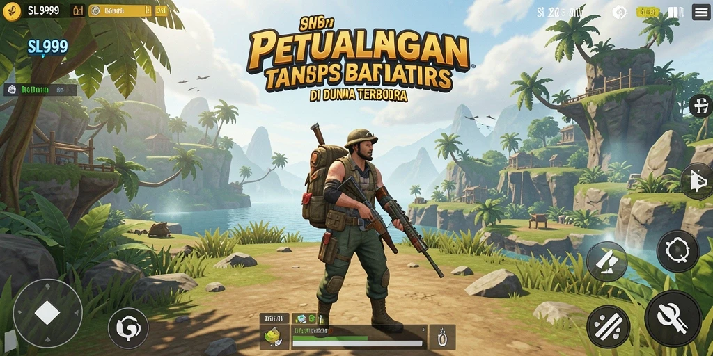 Tampilan gameplay SL999 yang mendebarkan di dunia terbuka.