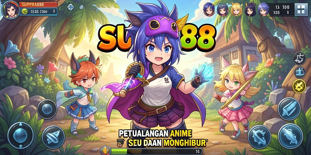 Tangkapan layar gameplay yang menakjubkan dalam SURYA88.